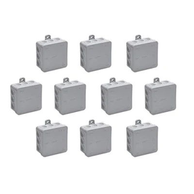 Afbeelding van Meister 7463040 verdeeldoos opbouw, 85 x 37 mm, 10 stuks, 12 kabelgeleiders, spatwaterdicht