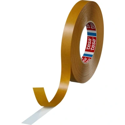 Afbeelding van Tesa folietape wit 19mm x 50m dubbelzijdig