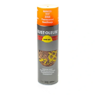 Afbeelding van Rust Oleum Hard Hat markeerverf rood 500ml