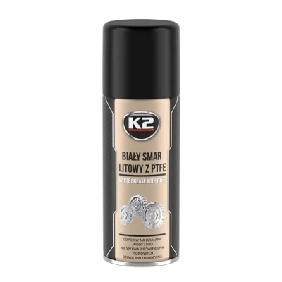 Afbeelding van K2 teflon (PTFE) smeermiddelspray, spray, wit vet, 400 ml