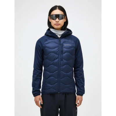 Afbeelding van Peak Performance Helium Hybrid Down Hood Jacket Heren Blue Shadow