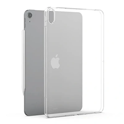 Afbeelding van Asgens iPad Air 4 10.9&#039;&#039; 2020/Air 5 10.9 2022 Hoes, Transparante Siliconen Doorzichtige Zachte Tablethoes voor model A2072/A2316/A2324/A2325/A2588/A2589/A2591
