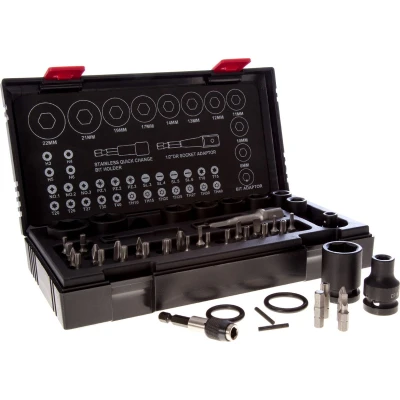 Afbeelding van Hikoki Doppen en bitset 752500 41 delig