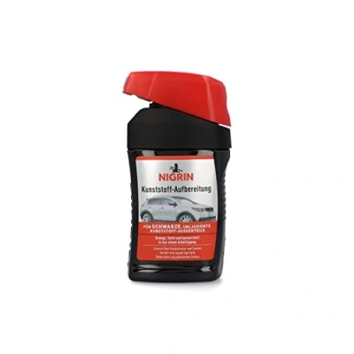Afbeelding van NIGRIN Plastic behandeling Color, voor ongelakte kunststof buitendelen, zwart, 300 ml