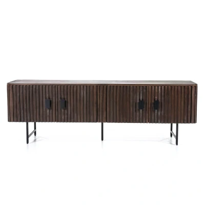 Afbeelding van Feelings Tv Meubel Maron 4 Drs Zwart 56,00cm x 45,00cm 170,00cm