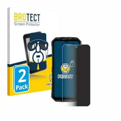 Afbeelding van BROTECT (2 Stuks) Privacy Schermbeschermer voor Doogee V30 [Anti Spy, Screen Protector, Blue Light Filter]