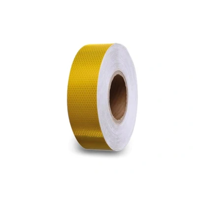 Afbeelding van Honingraat Reflecterende Tape 5Cm X 5M Geel