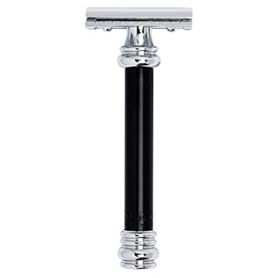 Afbeelding van Merkur 38C double edge safety razor zwart aluminium