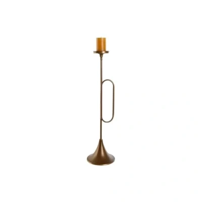 Afbeelding van Kaarshouder Home ESPRIT Gouden Metaal 21 x 78 cm
