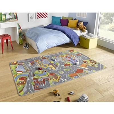 Afbeelding van Speelkleed Smartcity Grijs 140x200 Cm