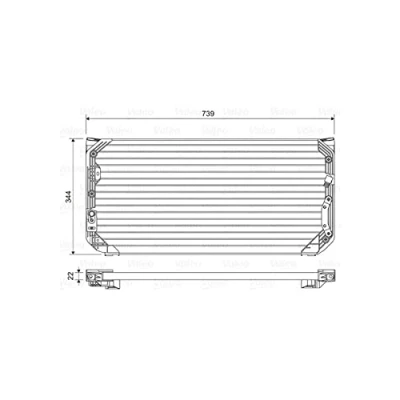 Afbeelding van Valeo Airco condensor 814045