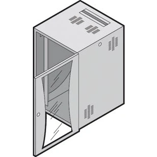 Afbeelding van Rittal flatbox flexibel toepasbaar als wand of standbehuizing b600xd400 7507020