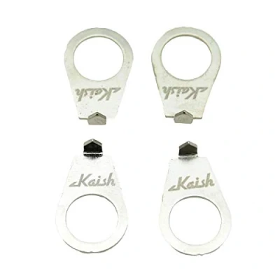 Afbeelding van KAISH Set van 4 LP Gitaarknoppen Aanwijzer Plaat 3/8 &quot;Knop Positie Indicator voor USA Les Paul of CTS Potten Nikkel