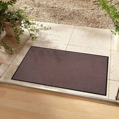 Afbeelding van Effen Deurmat Plain Wasbaar 30C Bruin 40x60 Cm