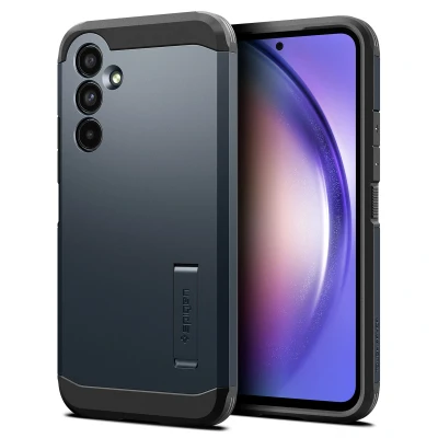 Afbeelding van Samsung Galaxy A54 (5G) Hoesje Kunststof Spigen Hardcase/Backcover Grijs Telefoonhoesje Shockproof/Valbescherming