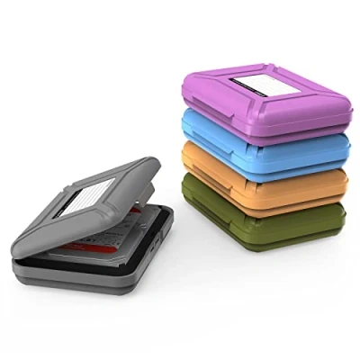 Afbeelding van ORICO Beschermhoes, 3,5 inch, 5 stuks, opbergetui voor harde schijf (HDD) of SSD, geïntegreerde anti vibratie en antistatisch vulling, meerkleurig