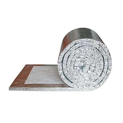 Afbeelding van GOONSDS Keramische Vezel Isolatie Baffle Branddeken Enkelzijdige Aluminiumfolie Voor Kachels, Ovens, Vuur,10mmx610mmx1000mm