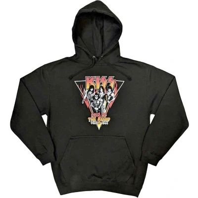 Afbeelding van Kiss Triangle Hoodie/trui L Zwart