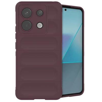 Afbeelding van Xiaomi Redmi Note 13 Pro (5G) Hoesje Siliconen en TPU (zacht) iMoshion Softcase/Backcover Aubergine Telefoonhoesje