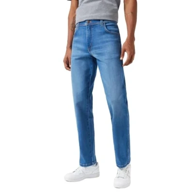 Afbeelding van Wrangler Texas Straight leg jeans, Heren, Maat: 33x30, Rustic