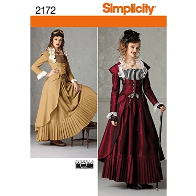 Afbeelding van Simplicity R5 14 16 18 20 22 Naaipatroon 2172 Misses Kostuum