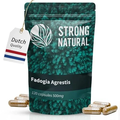 Afbeelding van Fadogia Agrestis 10:1, 1000 mg dagdosis, 120 capsules (hoge dos), natuurlijk extract, veganistisch en laboratoriumgetest