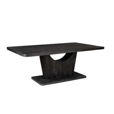 Afbeelding van Starfurn Voco eettafel 200 cm zwart Hout