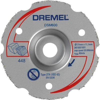 Afbeelding van Dremel DSM20 multifunctionele carbide verzinksnijschijf (DSM600) 2615S600JB