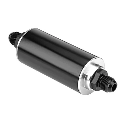 Afbeelding van KSTE High Flow Universal 100 micron AN6 aluminium brandstofleiding benzinemotor voor auto vrachtwagen zwart