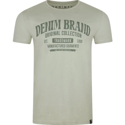 Afbeelding van DENIMFY Heren T Shirt DFNuri regular fit Zwart L Ronde Hals Volwassenen