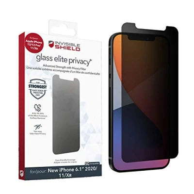 Afbeelding van InvisibleShield Privacy Glass screenprotector Geschikt voor de iPhone 12/12 Pro Screen Protector