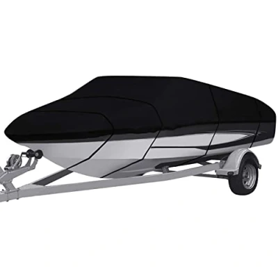 Afbeelding van Bootspersenning Boothoes, 210/420D Oxford weefsel, waterdicht, stofbescherming, afdekzeil, voor jacht, snelboot, Runabout visski&#039;s (420D, 11 13FT V)