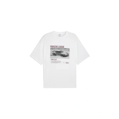 Afbeelding van Puma Graphic Tshirt print, Heren, Maat: Small, White