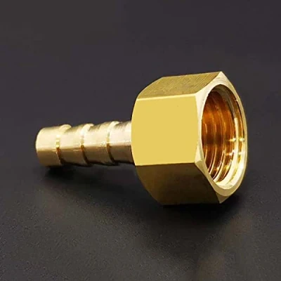 Afbeelding van 6mm 8mm 10mm 12mm Slangpilaar x M12 M14 M18 M20 Metrische Binnendraad Messing Pijp Adapter Koppeling Connector, 12, M14x1.5