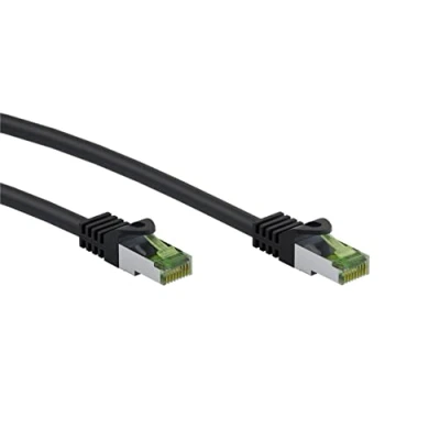 Afbeelding van Goobay RJ45 Patch Cord with CAT 8.1 S/FTP Raw Cable, AWG 26, black 20 m