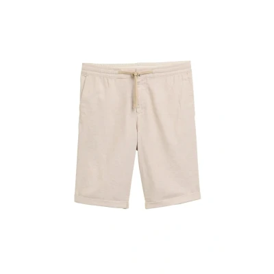 Afbeelding van TOM Tailor Regular Shorts, Heren, Maat: XXL, Silver ecru chambray