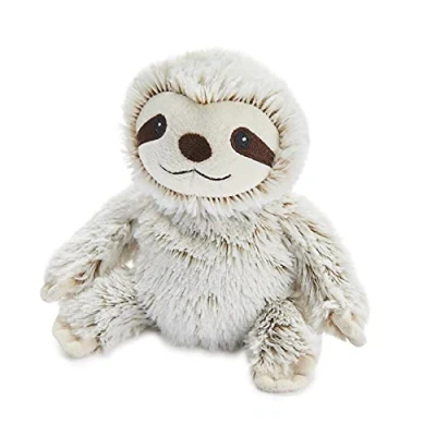 Afbeelding van Warmies Marshmallow Luiaard Pluche Junior Size, volledig magnetronbestendig en gewogen knuffel voor angst, chill in de vriezer of warmte magnetron, zacht speelgoed warmtekussen