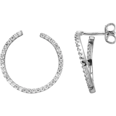 Afbeelding van Esprit ESER00531100 Beam oorringen Zilver Zilverkleurig