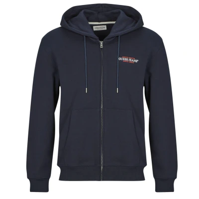 Afbeelding van Guess American Tradition Sweater met rits, Heren, Maat: Small, Dunkelblau