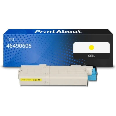 Afbeelding van Huismerk OKI 46490605 Toner Geel