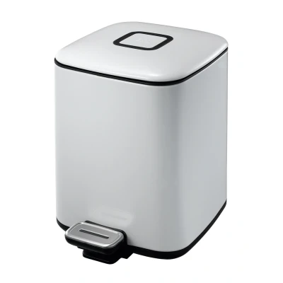 Afbeelding van EKO Regent 6L Step Bin Wit
