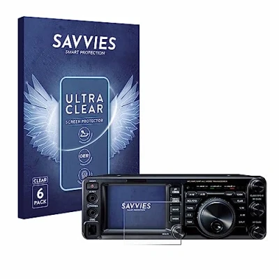 Afbeelding van Savvies (6 Stuks) Schermbeschermer voor Yaesu FT 991A Screen Protector Ultra Transparant