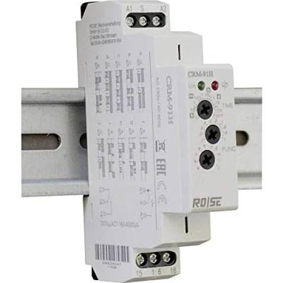 Afbeelding van Rose LM CRM 91H/230 Tijdrelais Multifunctioneel 230 V/AC 1 stuk(s) Tijdsduur: 0.1 s 10 d 1x wisselcontact