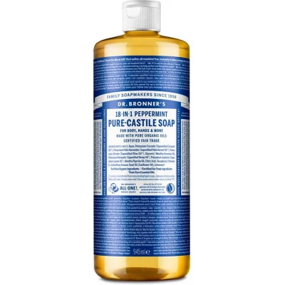 Afbeelding van Dr. Bronner&#039;s Vloeibare Zeep Peppermint 945 ml