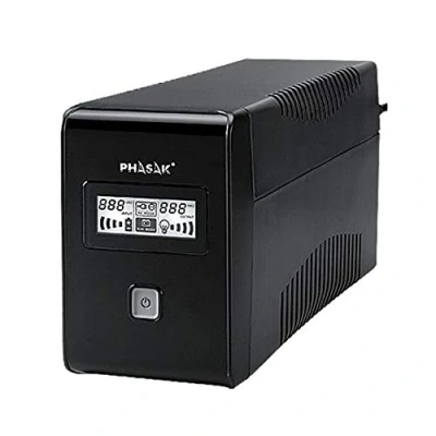 Afbeelding van Phasak PH 9465 ononderbroken stroomvoorziening (650 VA, LCD, USB, RJ45).
