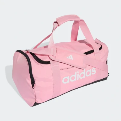Afbeelding van adidas Uniseks Volwassen Essentials Linear Duffel Bag, true pink/black/white, S