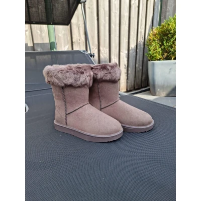 Afbeelding van HKM Laars Allweather Davos Bont Taupe 43