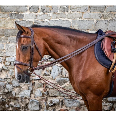 Afbeelding van Dyon Slofteugel 5/8 Leer/Nylon Bruin Cob