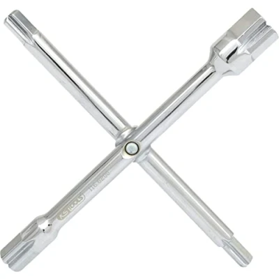 Afbeelding van KS Tools, Dopsleutel + dopmoer, Sanitaire kruissleutel (3/8&quot;, 1&quot;)