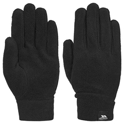 Afbeelding van Trespass Gaunt II, zwart, S, waterdichte handschoenen met fleecevoering voor heren, klein, zwart